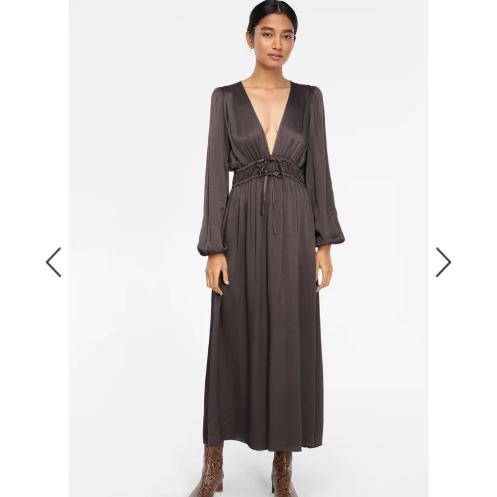 NWT Lacausa Aurora Dress in Charcoal XS